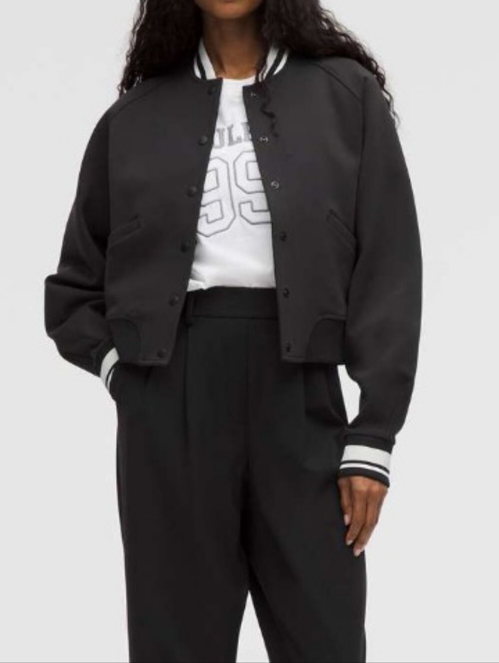 Lululemon Snap-Front Colligate Jacket